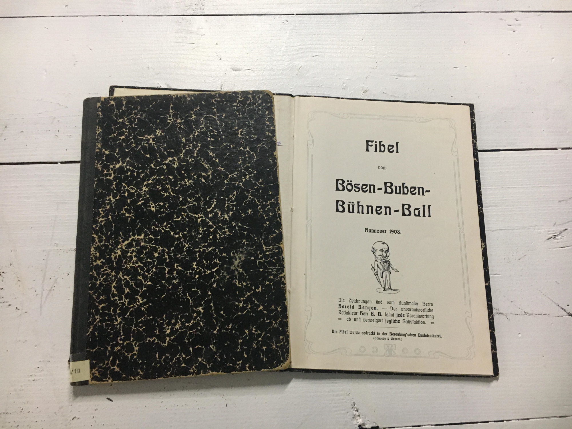 Wir vom Archiv 25: Der Böse-Buben-Bühnen-Ball, Hannover 1908
