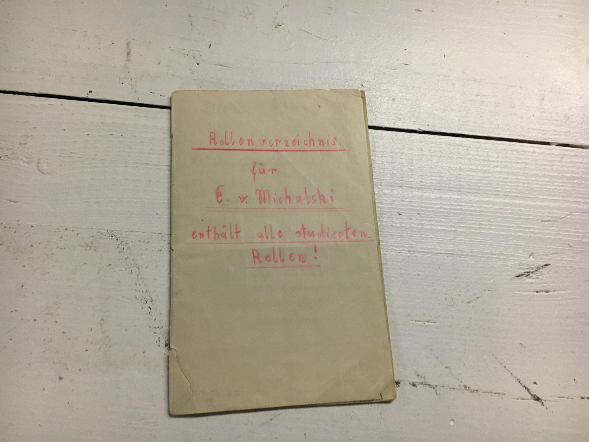Wir vom Archiv 23: Die Tänzerin und Schauspielerin Emmy Michalsky