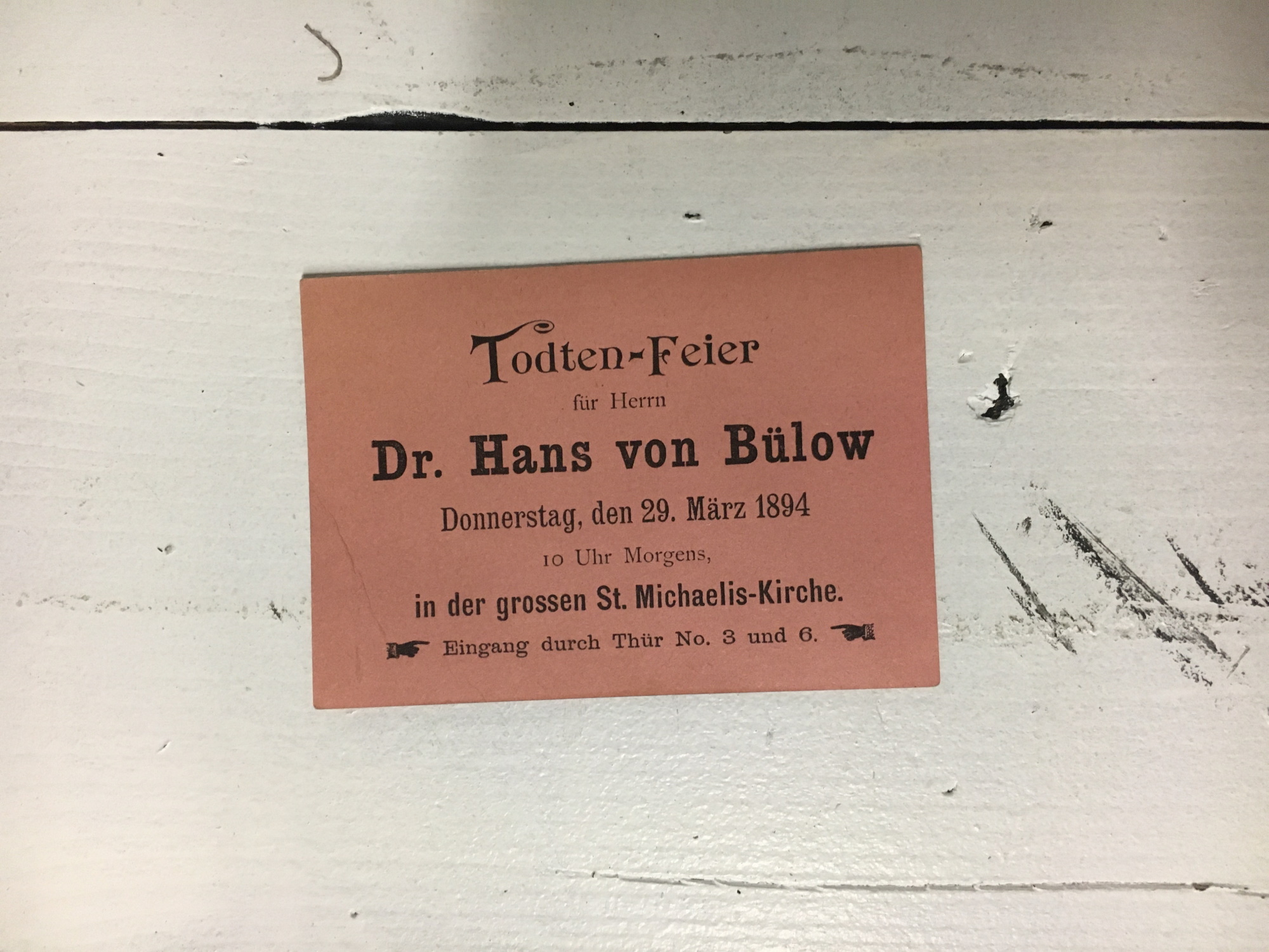 Wir vom Archiv 56: Orchestermusicus Heinrich Eichel | Theatermuseum