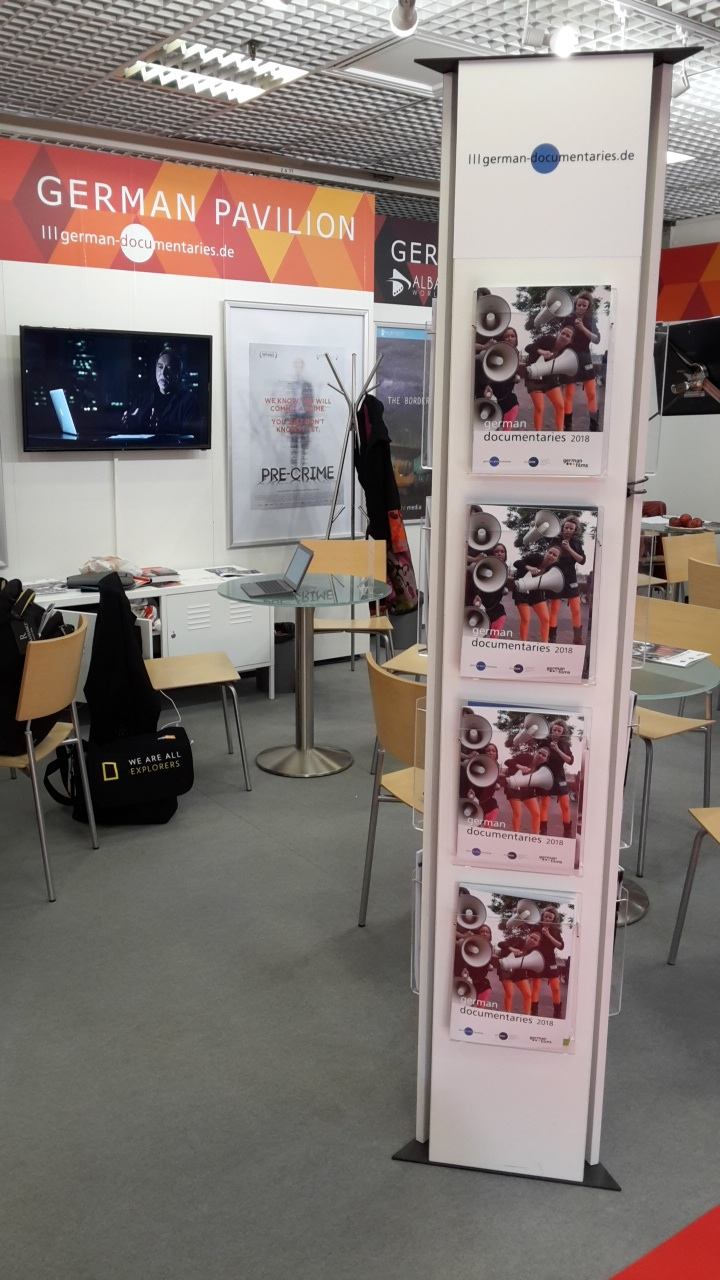 Cannes, GERMAN PAVILION german documentaries booth MIP 2018
