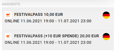 Festivalpass kaufen
