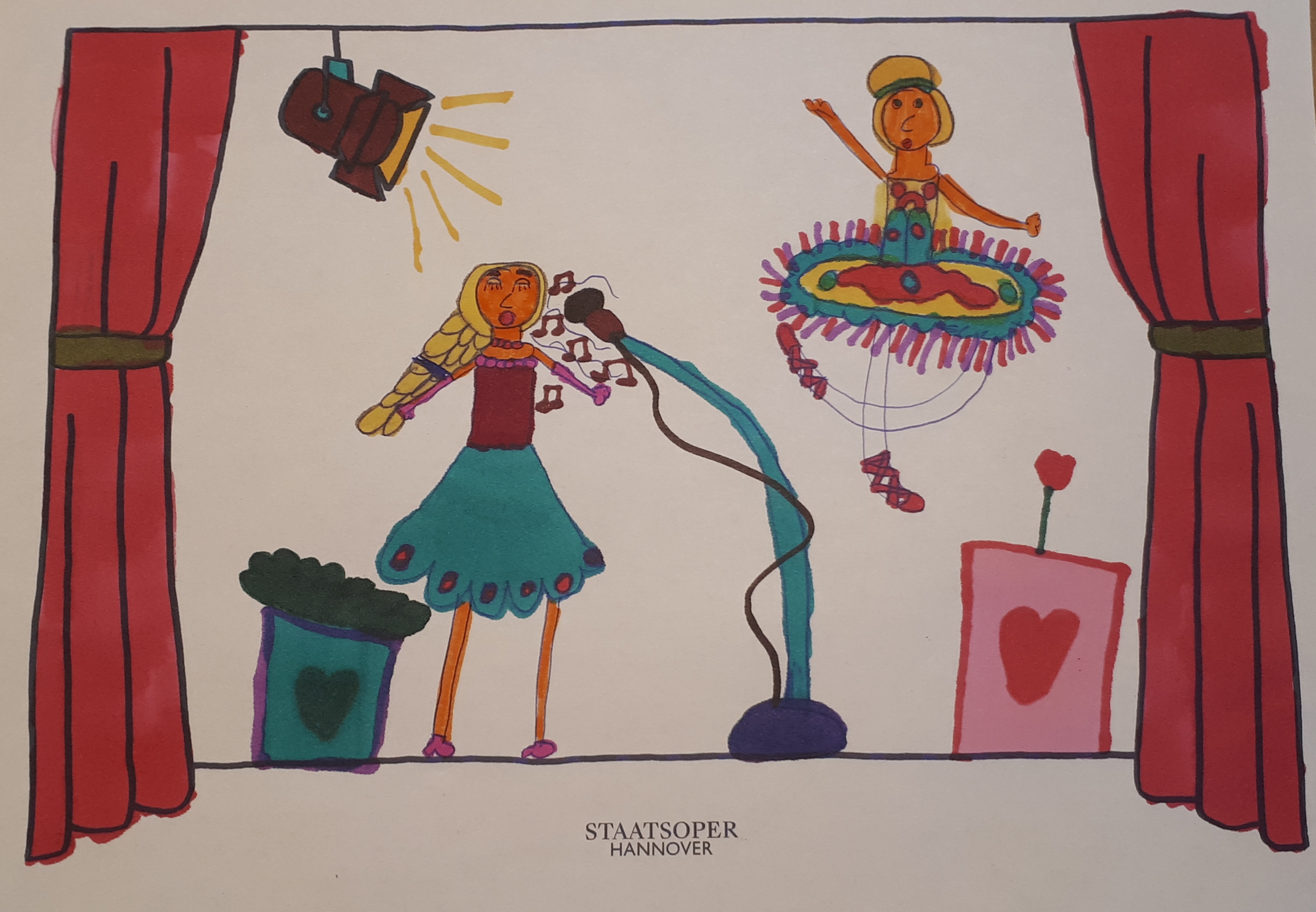 Ausmalbild Lina Papendick, 8 Jahre