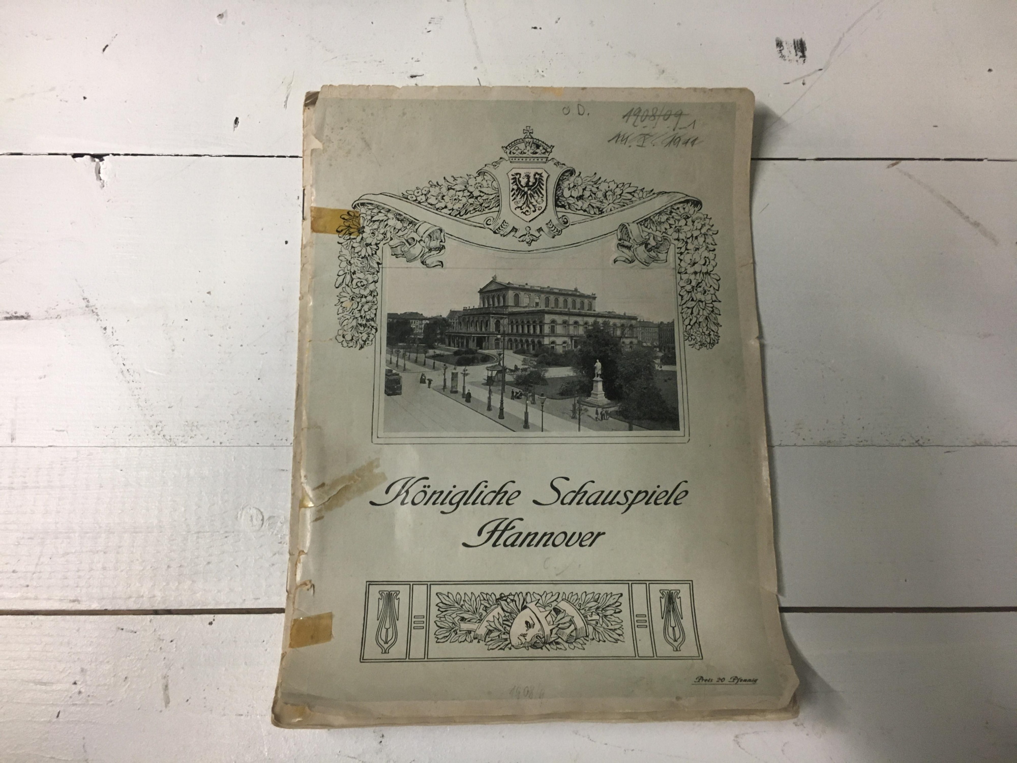Wir vom Archiv 31: Illustrierte Hof-Theater-Zeitung, Hannover 1908/09