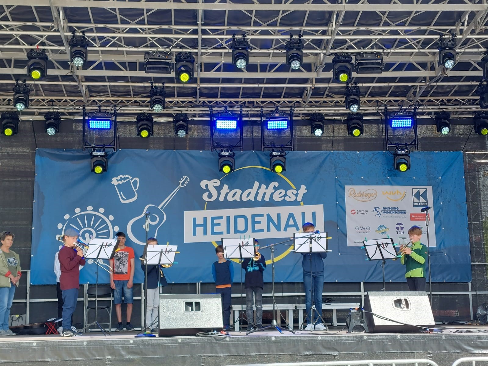 Heidenauer Stadtfest 2022 Musikschule Sächsische Schweiz