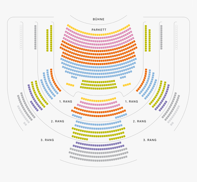 Saalplan Düsseldorf Deutsche Oper am Rhein