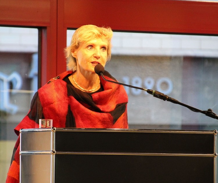 Dr. Hannelore Vogt bei ihrer Dankesrede | 2019 / Babett Hartmann