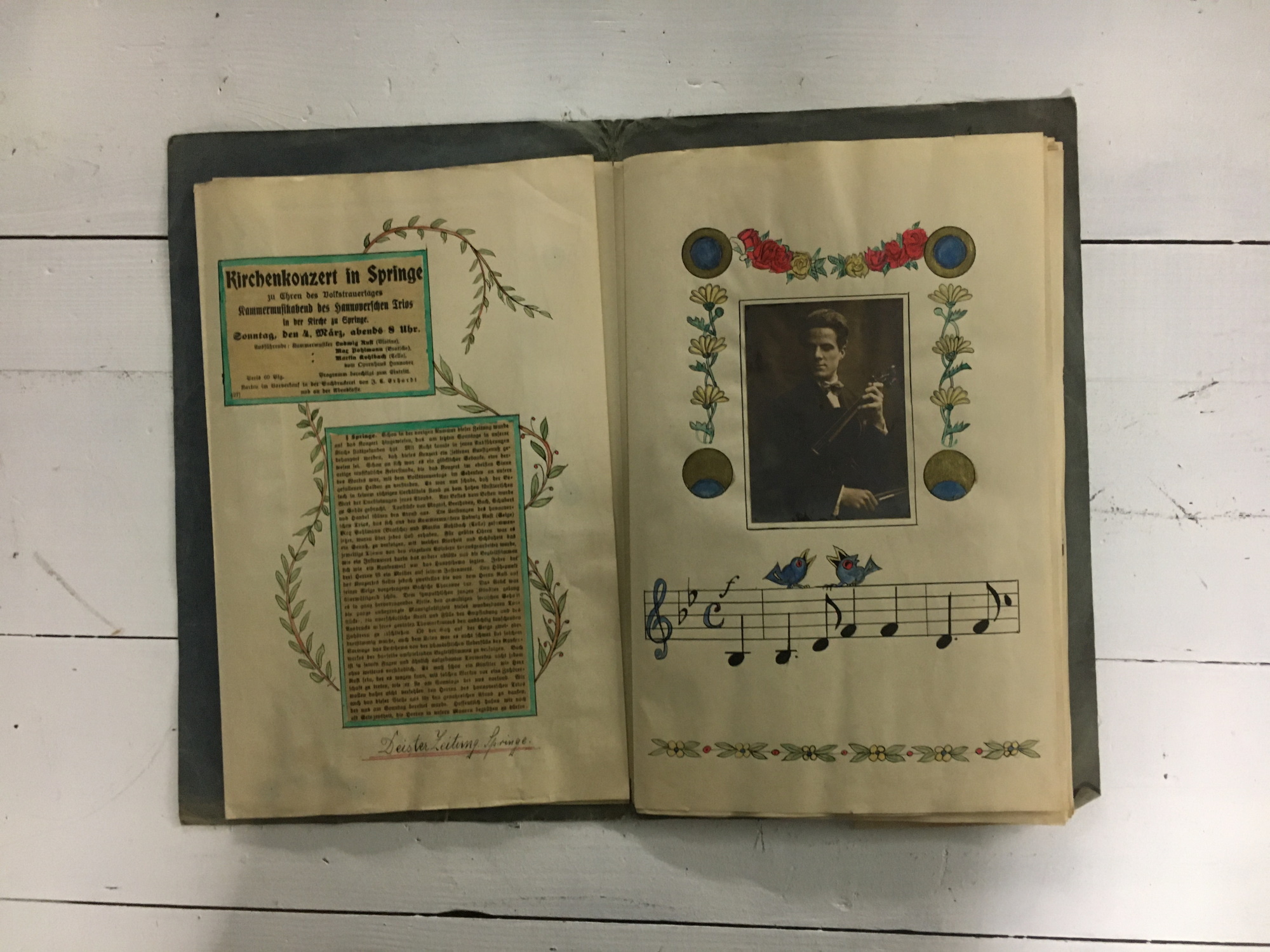 Wir vom Archiv: Paul Rust, Violine | Theatermuseum