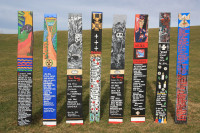 „Friede ernährt - Unfriede verzehrt. Seelenbretter und Soldatenbretter 2026‘‘ Ausstellung  von Bali Tollak.