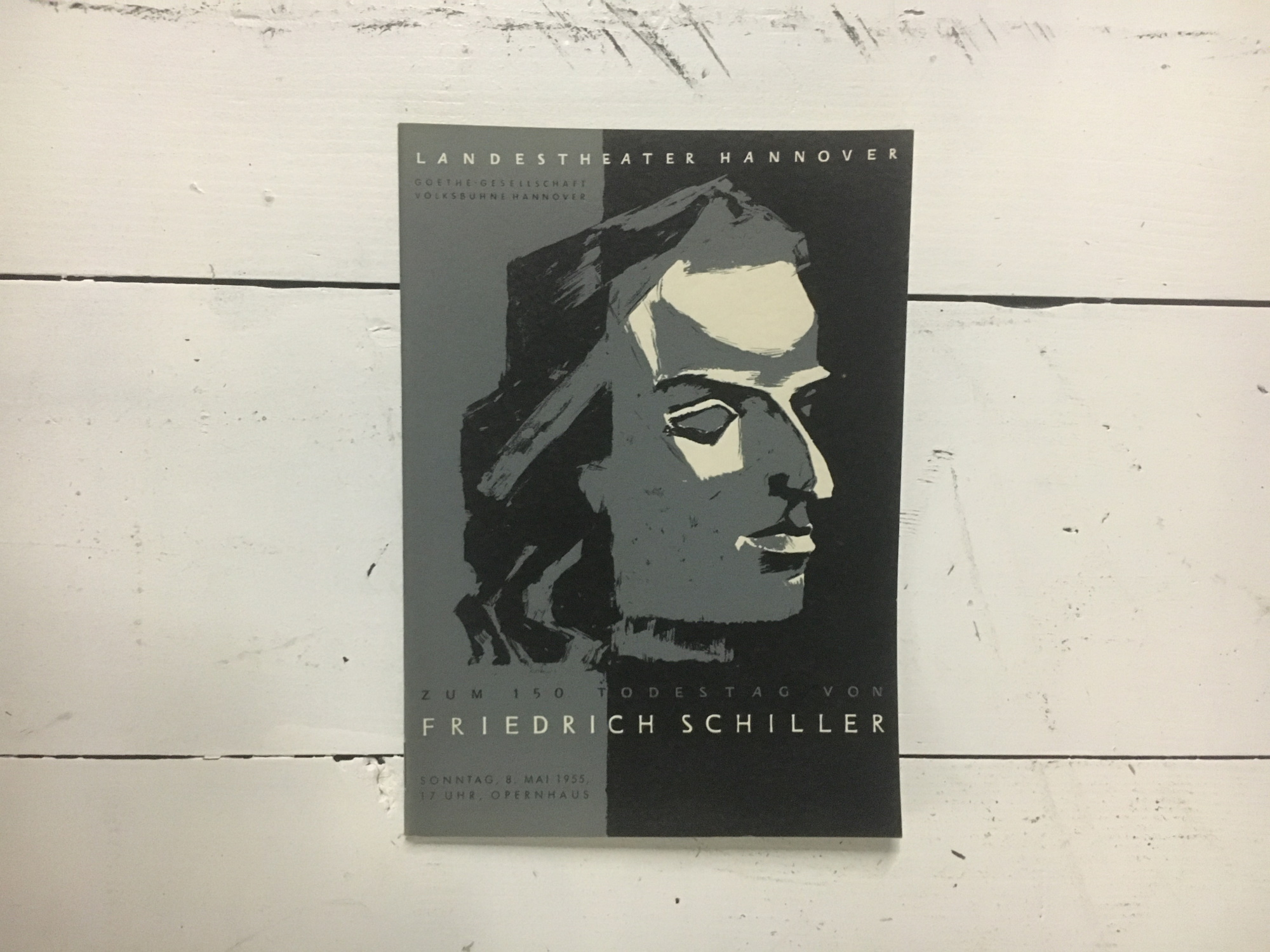 Wir vom Archiv: 61: Friedrich Schillers Glück, Hannover 1955 | Theatermuseum