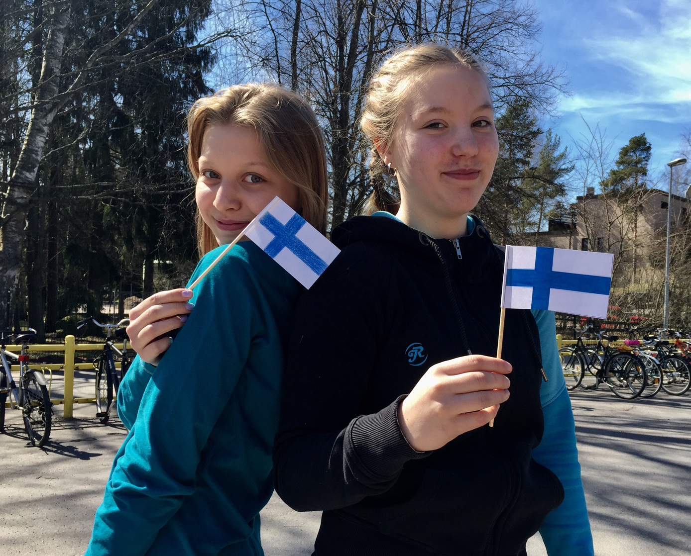 Helsinki: Sofia & Anniina (both 13)