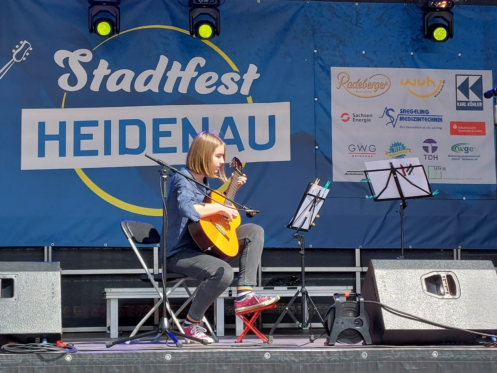 Heidenauer Stadtfest 2022 Musikschule Sächsische Schweiz