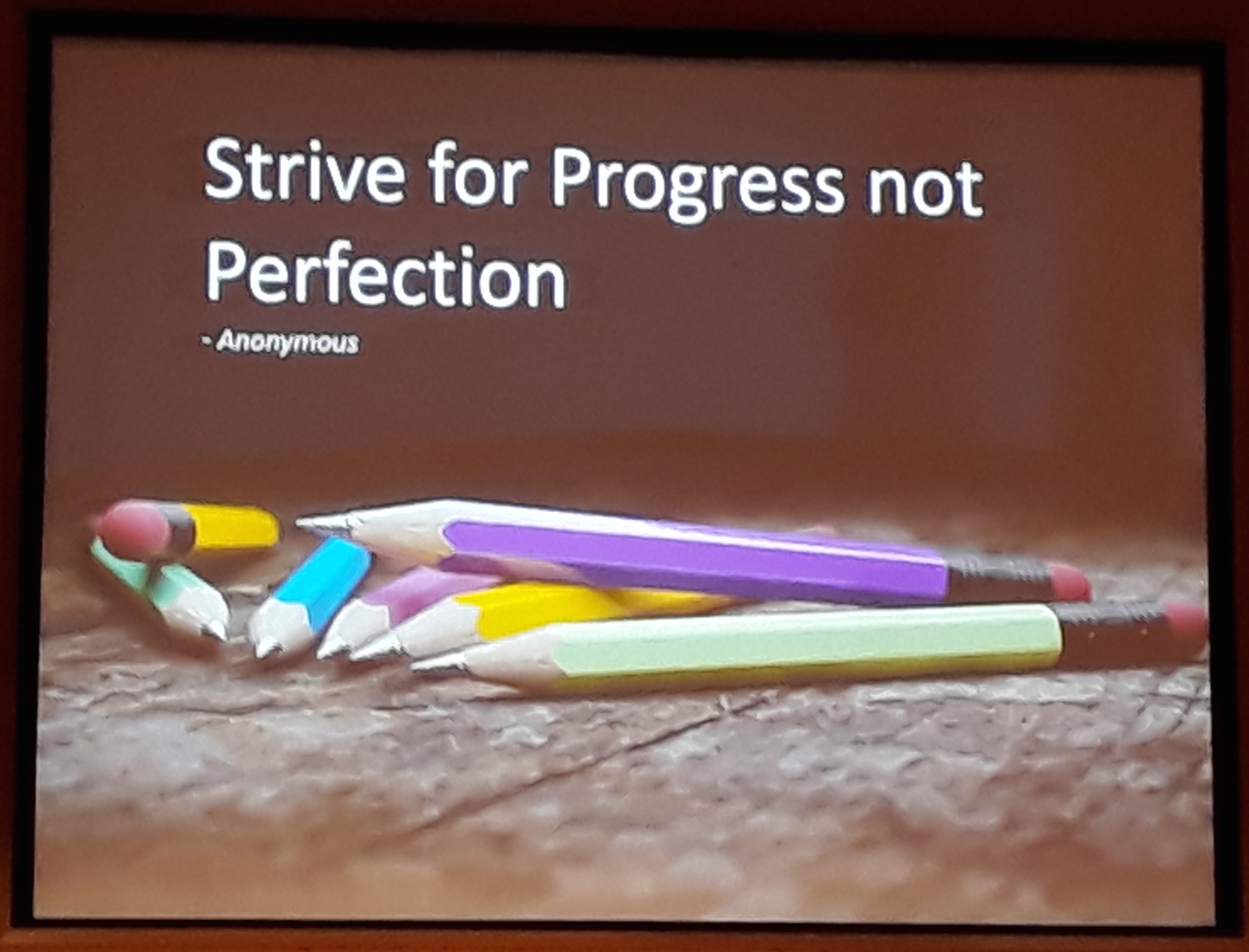 Lightning Talks Perfectionist